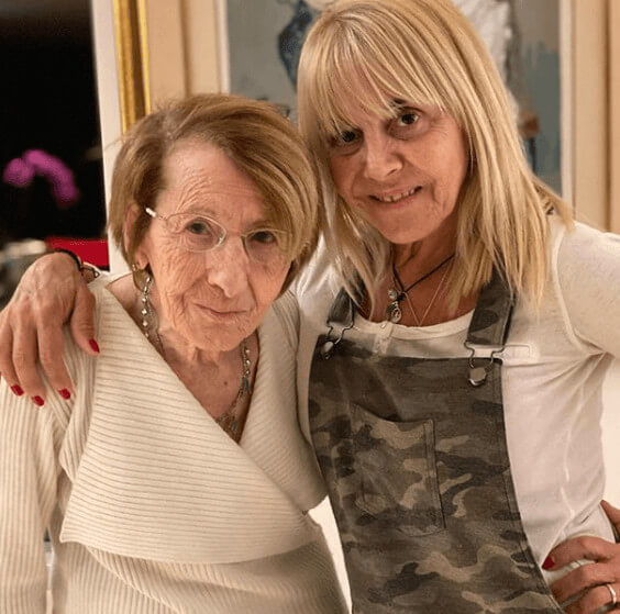 Claudia With Her Mother